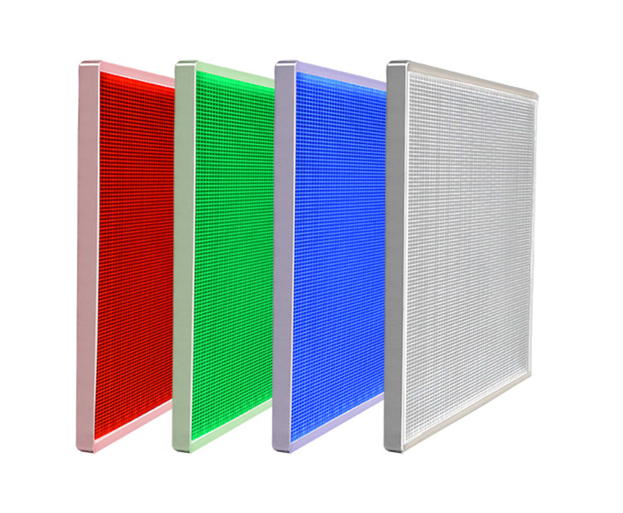 Color Changing and True White RGBW LED Panel Lighting Sample Kit. light and to any color with provided controller.