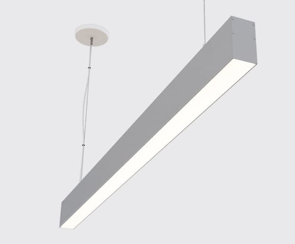 2ft | LVLBP24 Linear Pendant Direct/Indirect LED Fixture