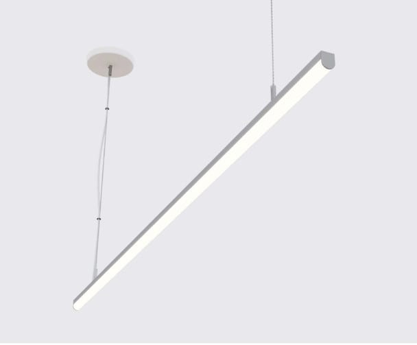 2ft | LVLBP2 Rounded Pendant Linear LED Light