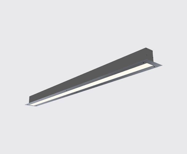 8ft | 2 Inch "Plaster-In" Trimless Recessed Linear Light