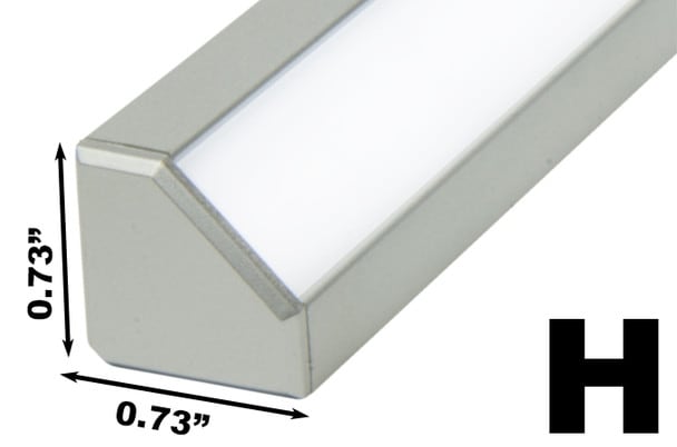 24V Slim Corner Mounted LED Bar 60"-72"