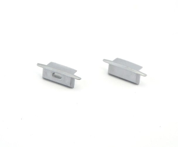 Extra End-Cap Pair for Aluminum Profile C2 for LED Strips