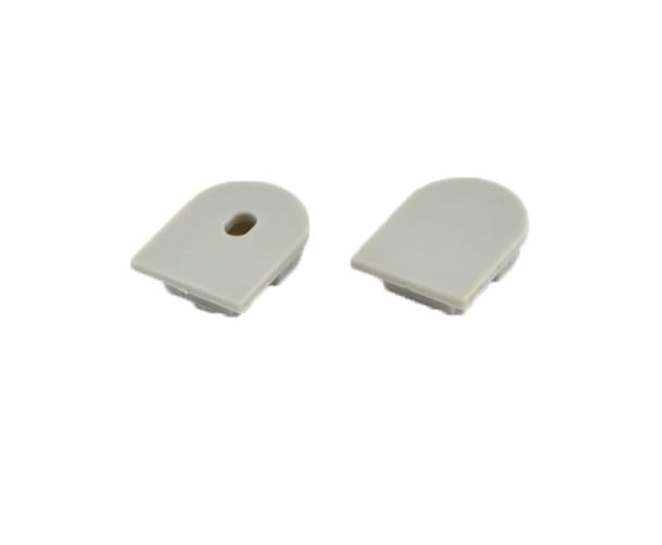 Extra End-Cap Pair for Aluminum Profile P2 for LED Strips