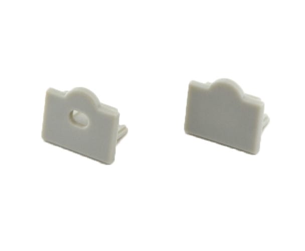 Extra End-Cap Pair for Aluminum Profile S3 for LED Strips