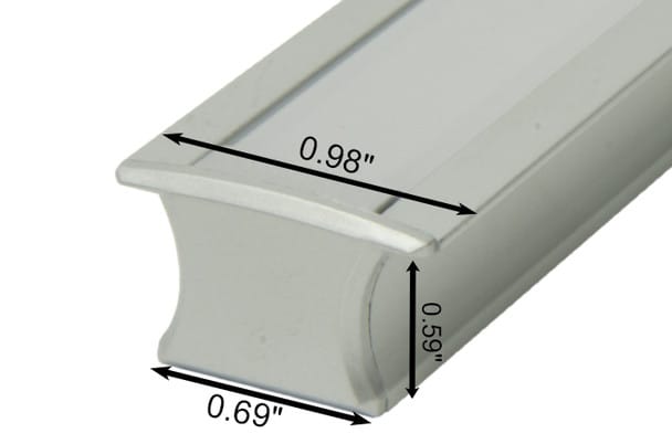 Sample of Aluminum Profile D for LED strips