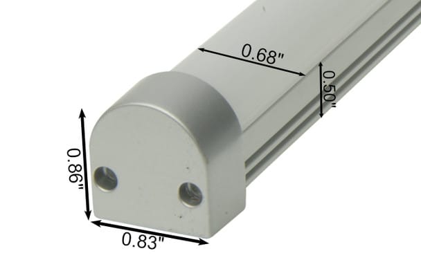 Sample of Aluminum Profile F for LED Strips