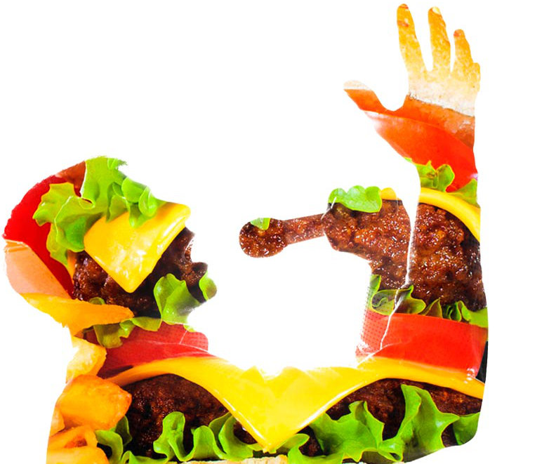 Man singing into a microphone Foodida3 supergraphic