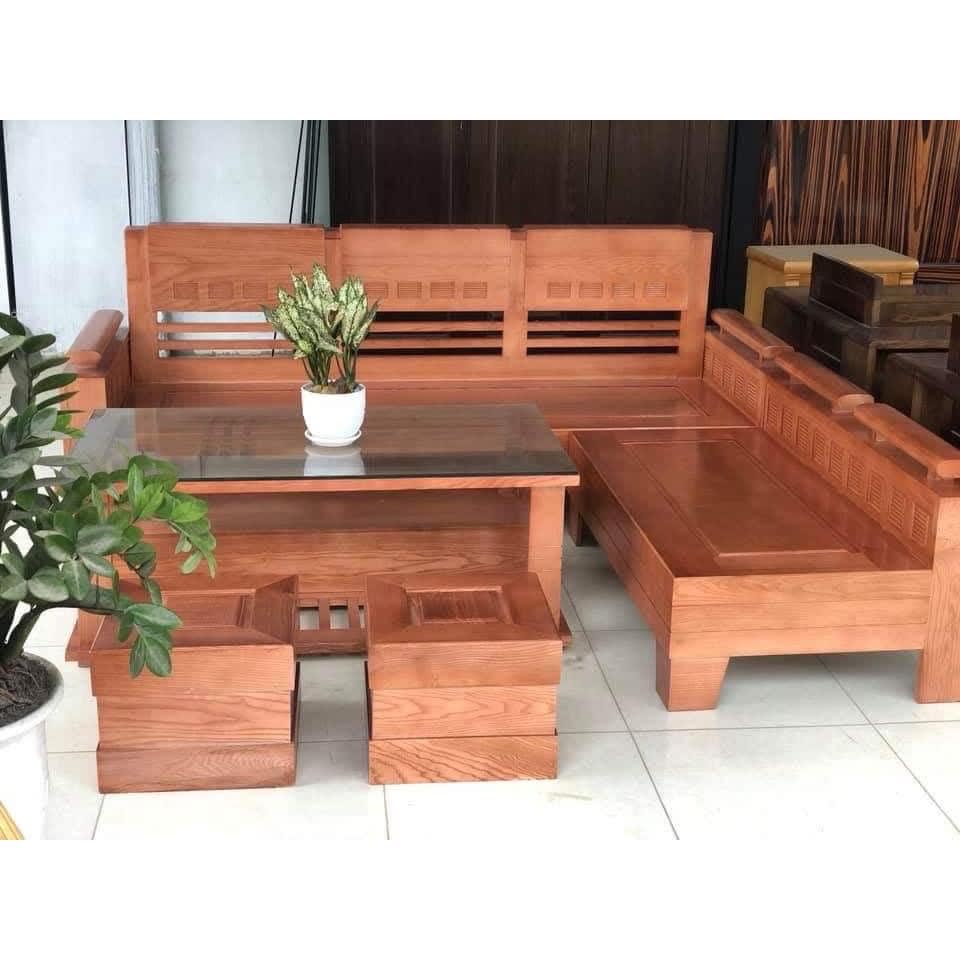 Salon Góc Nhỏ Trứng gỗ sồi - Màu Xoan