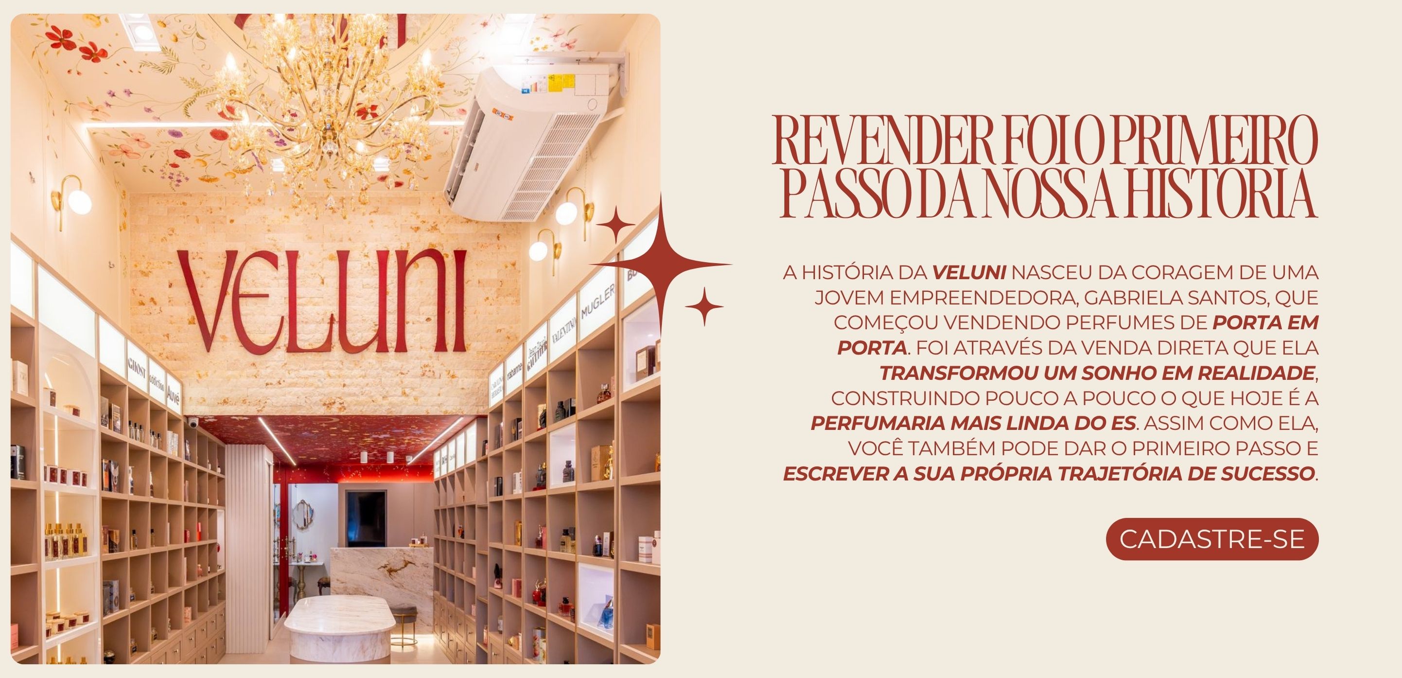 Revender foi o primeiro passo