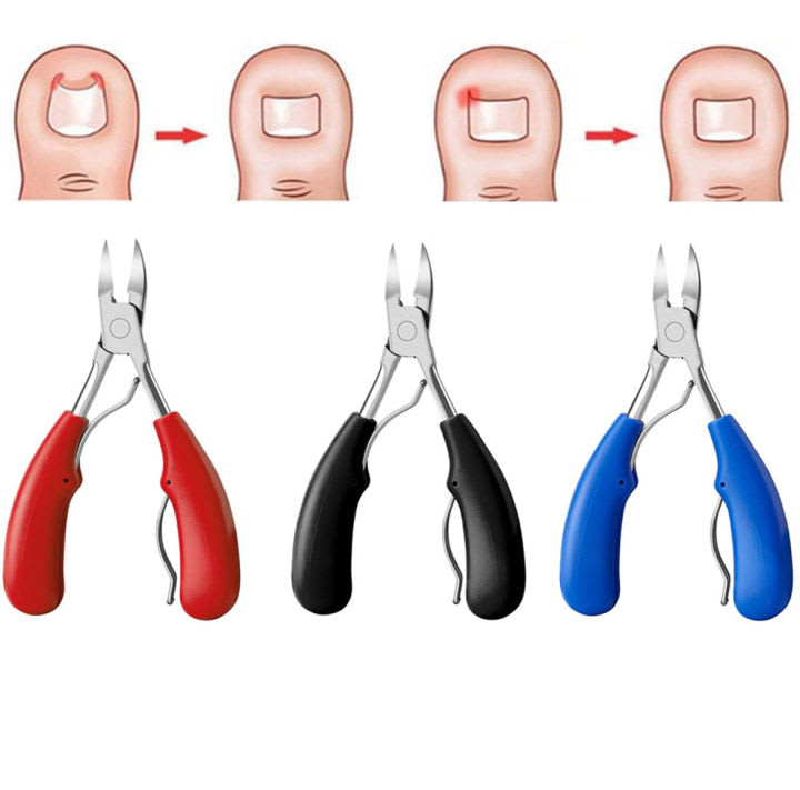 Nail Clippers Toe Nail Clippers Nail Correction Thick Nails Ingrown Toenails Nippers Cutters Dead Skin Dirt Remover Pedicure Care Tools