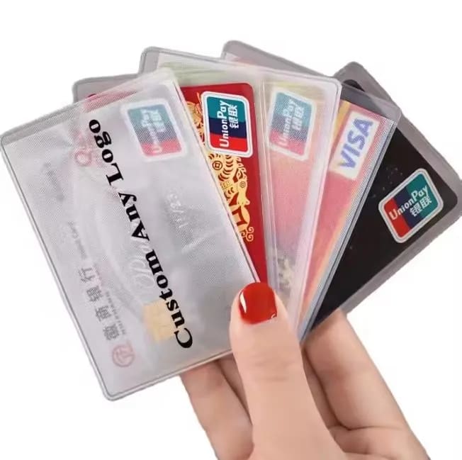 5/10Pcs Transparent PVC Card Holder Waterproof ID Card Case Anti-demagnetization Frosted Bank and Bus Card Case Atm Card Holder Prevent From Damage Scratch-4