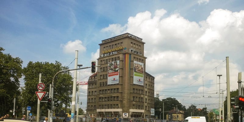 Dresden | Bohrpfahlgründung am ältesten Hochhaus von Dresden (am Albertplatz)