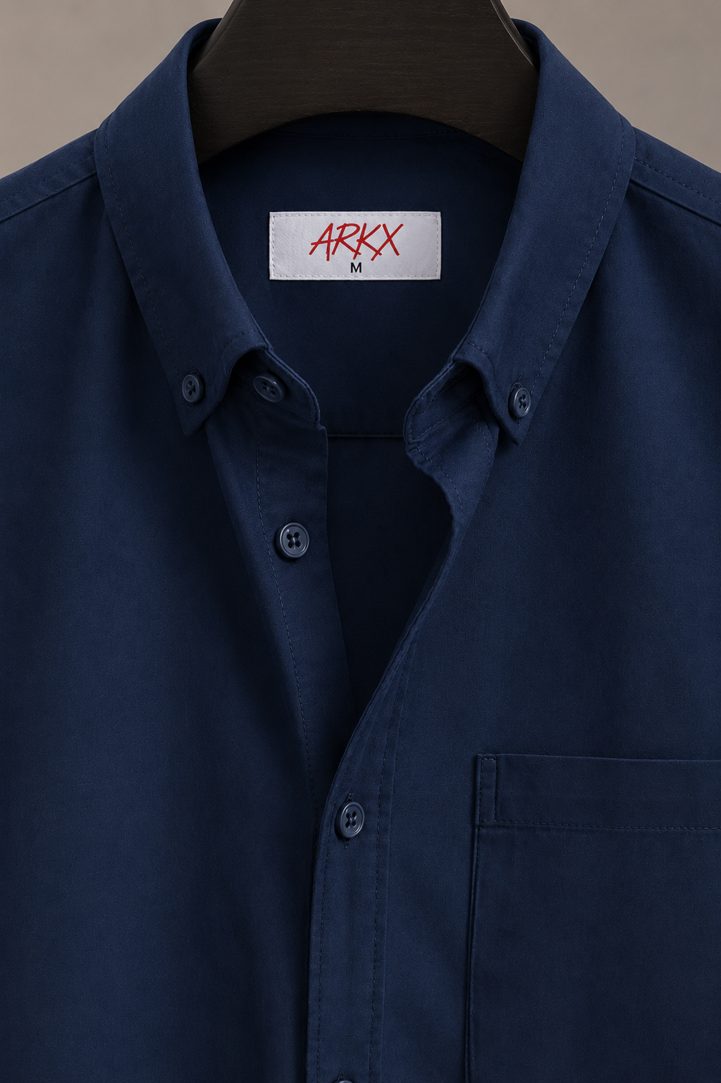 ARKX premium blue solid shirt