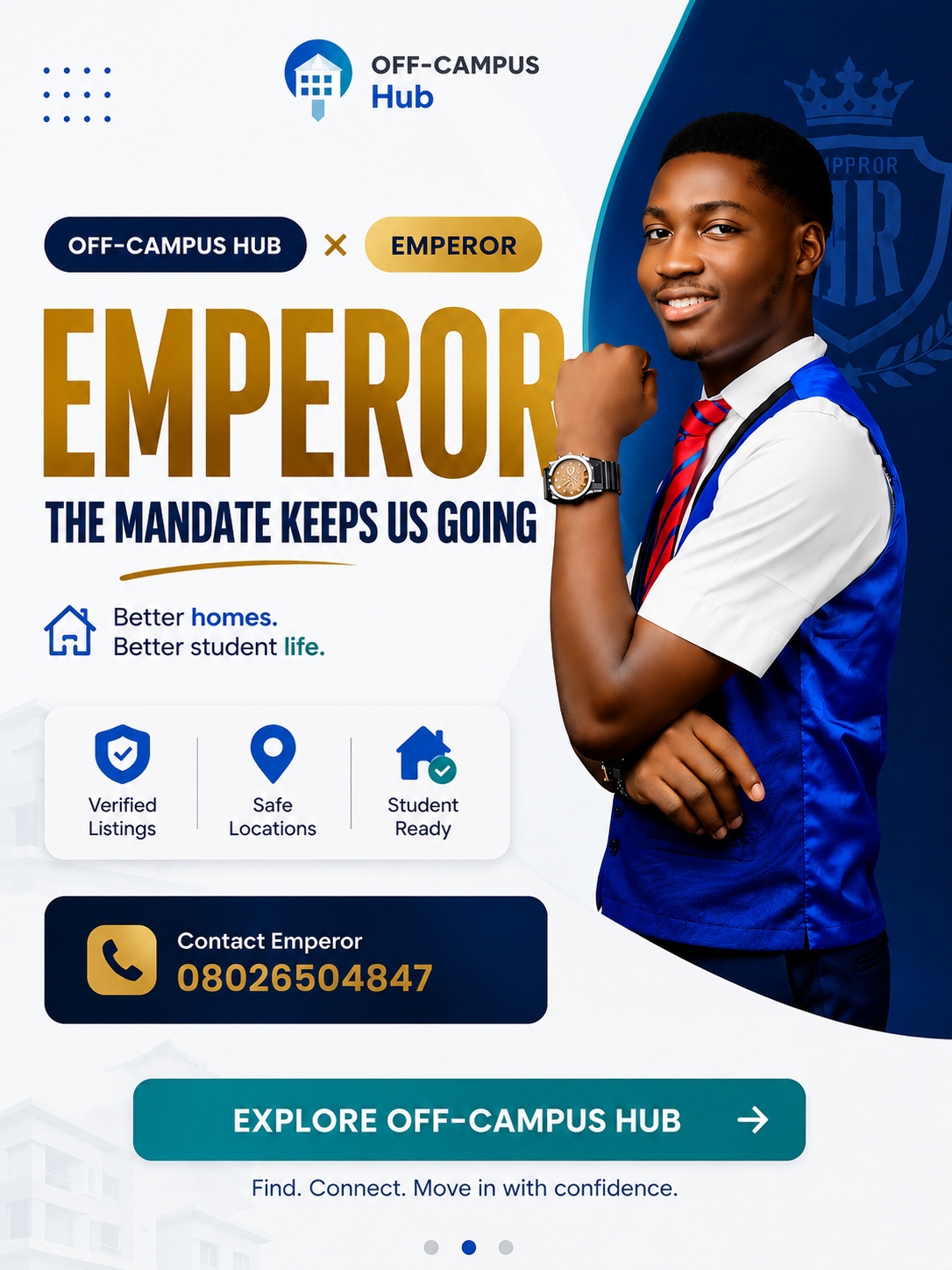 Off-Campus Hub x Emperor — The Mandate Keeps Us Going