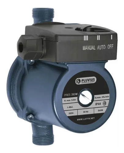 Bomba Presurizadora 3 baños 260w Pluvius