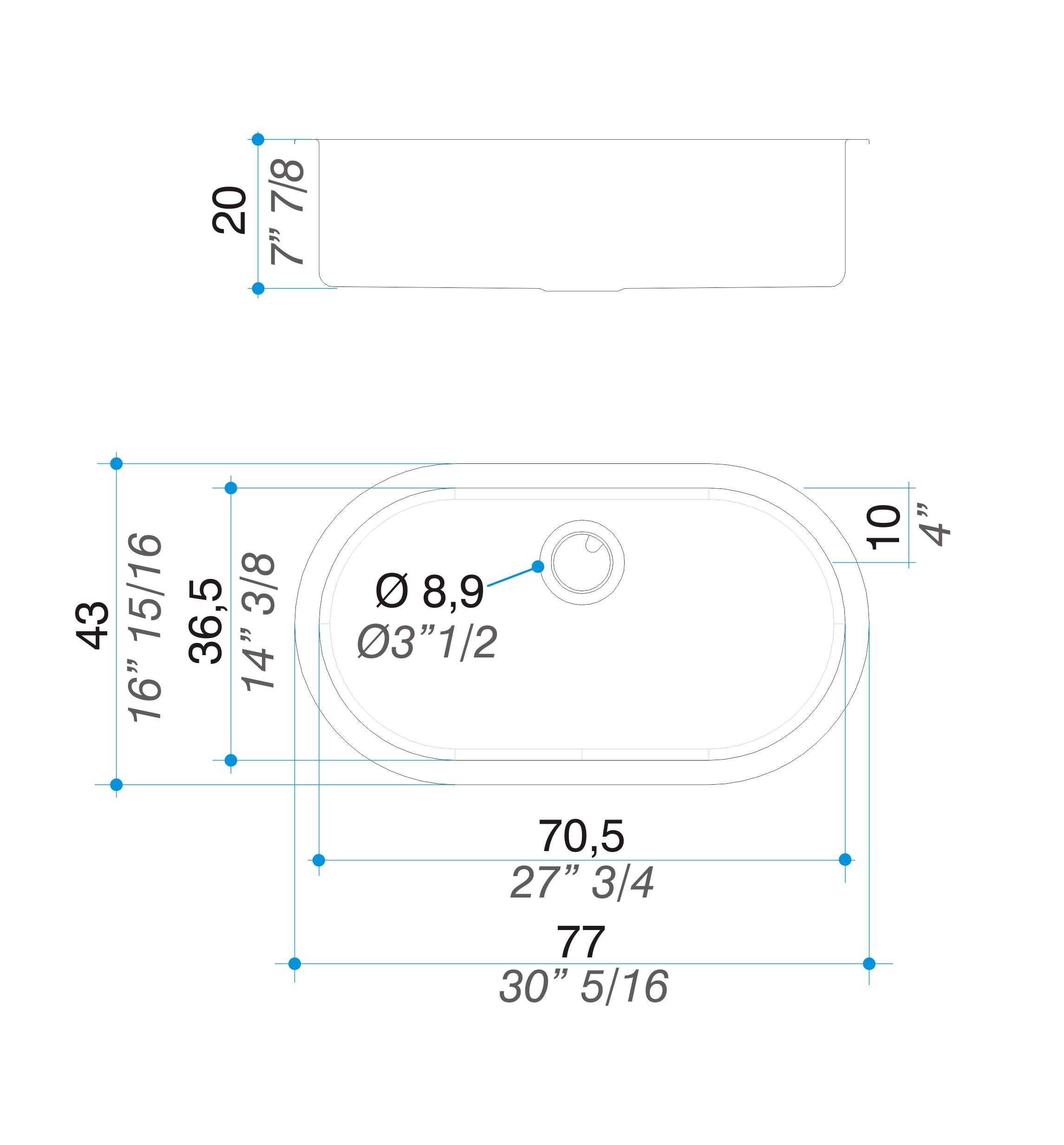 Pileta De Cocina Simple Curve Si77A Johnson