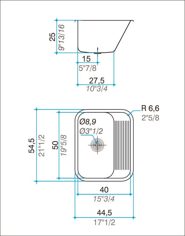 Pileta De Lavadero LN50 Johnson