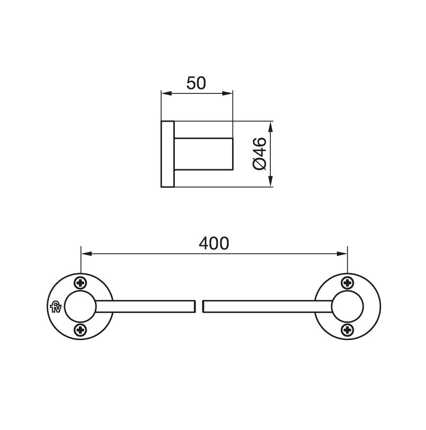 164/17 Toallero Barral Largo California FV