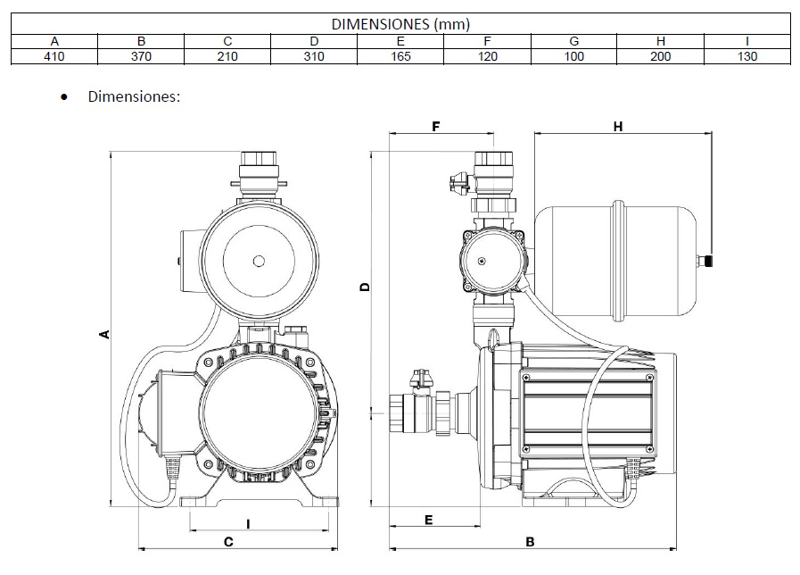 Bomba Presurizadora Rowa MAX Press 26