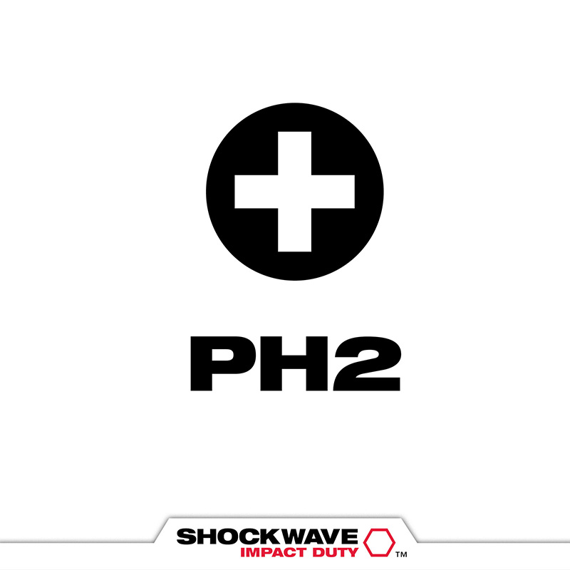 PUNTA PH2 2"  X UNIDAD MILWAUKEE