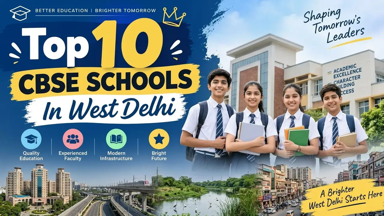 Top 10 CBSE Schools in West Delhi: Ranking, Fees, Facilities & Admission Guide
