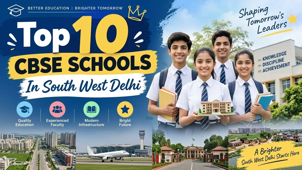 Top 10 CBSE Schools in South West Delhi: Ranking, Fees, Facilities & Admission Guide