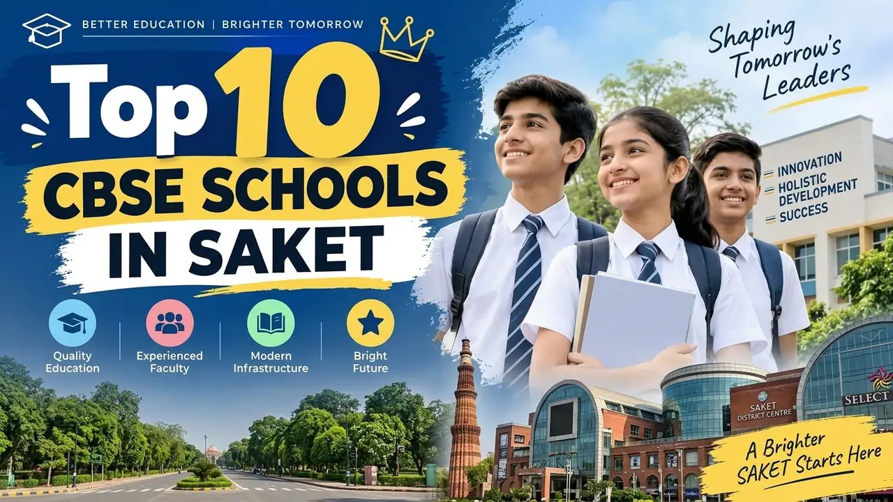 Top 10 CBSE Schools in Saket: Ranking, Fees, Facilities & Admission Guide