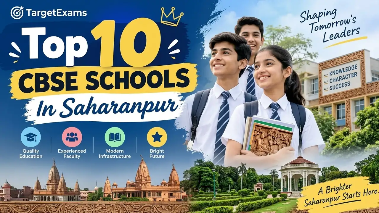 Top 10 CBSE Schools in Saharanpur: Ranking, Fees, Facilities & Admission Guide