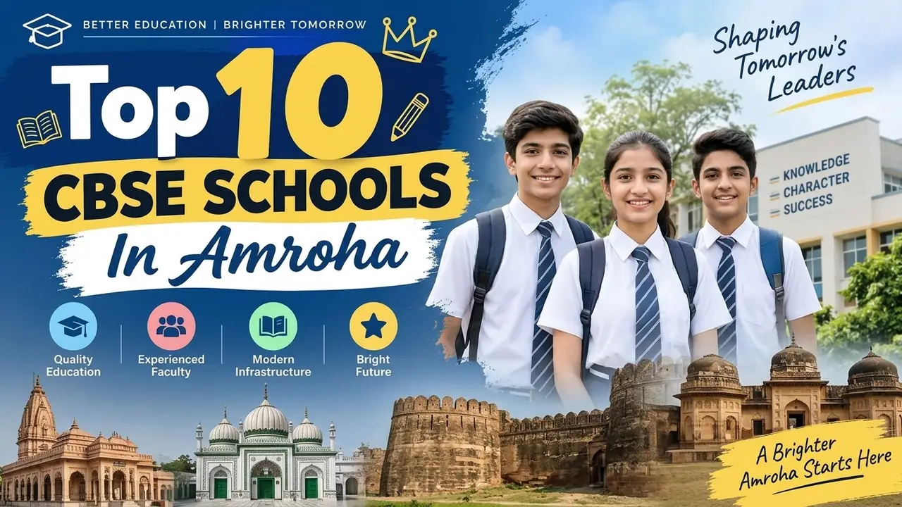 Top 10 CBSE Schools in Amroha: Ranking, Fees, Facilities & Admission Guide