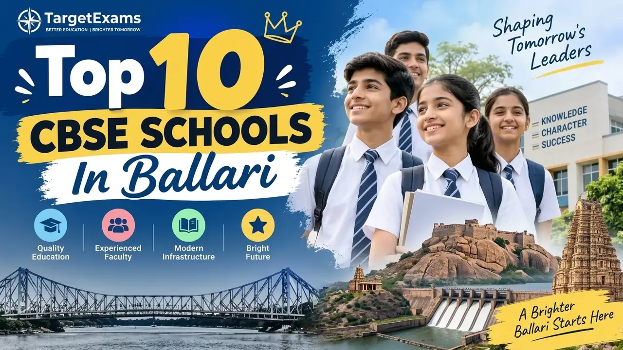 Top 10 CBSE Schools in Ballari: Ranking, Fees, Facilities & Admission Guide