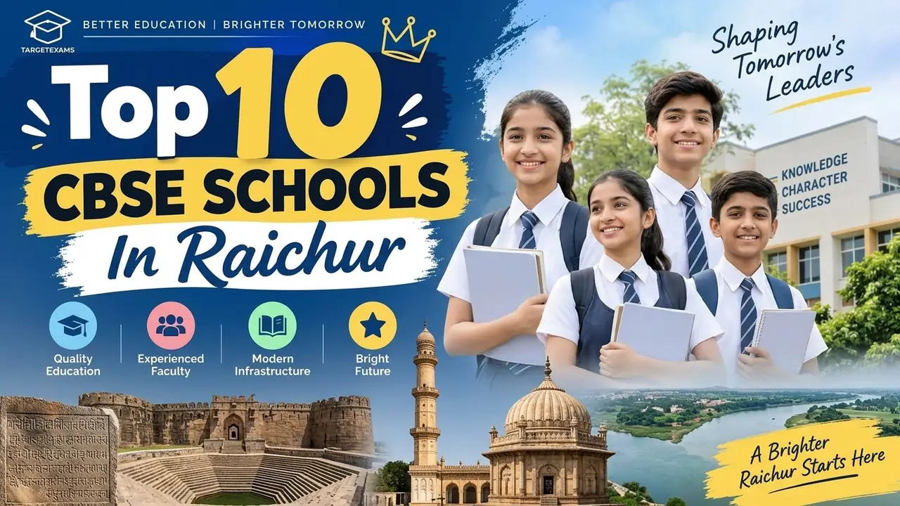 Top 10 CBSE Schools in Raichur: Ranking, Fees, Facilities & Admission Guide