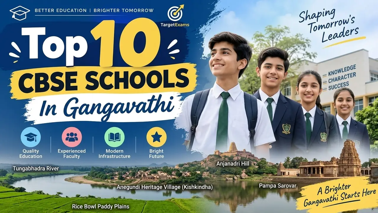 Top 10 CBSE Schools in Gangavathi: Ranking, Fees, Facilities & Admission Guide