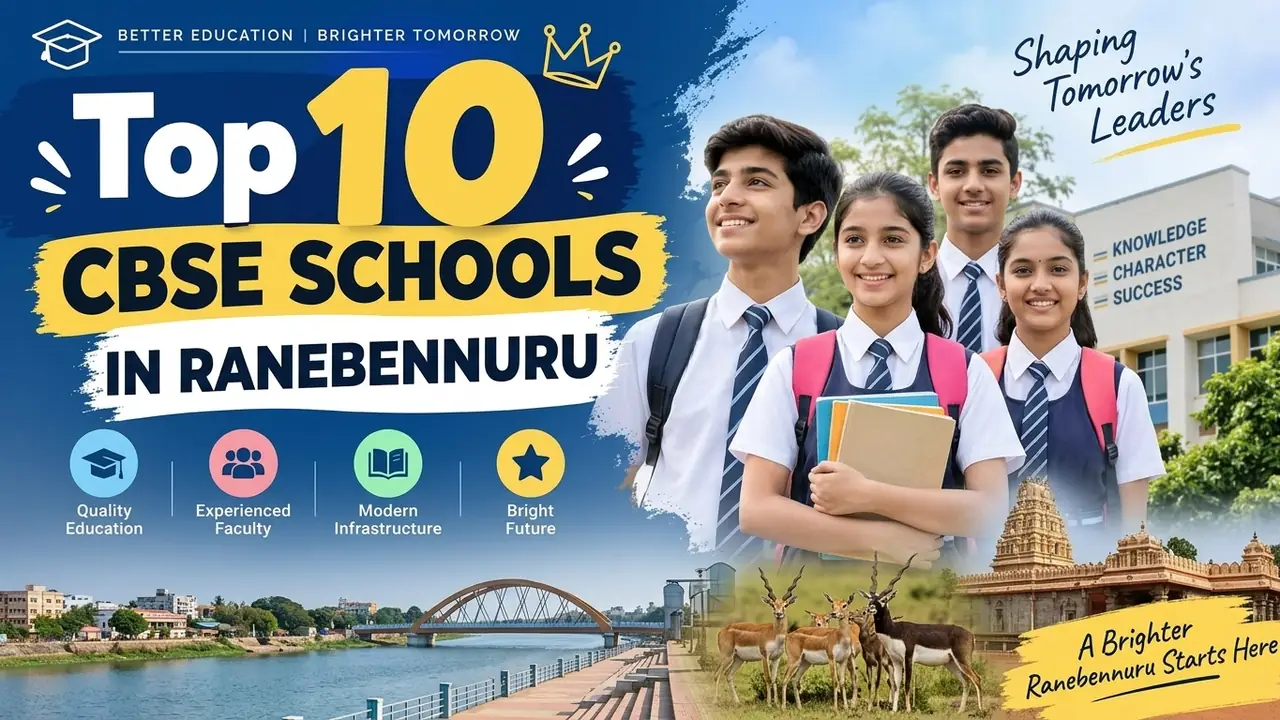 Top 10 CBSE Schools in Ranebennuru: Ranking, Fees, Facilities & Admission Guide