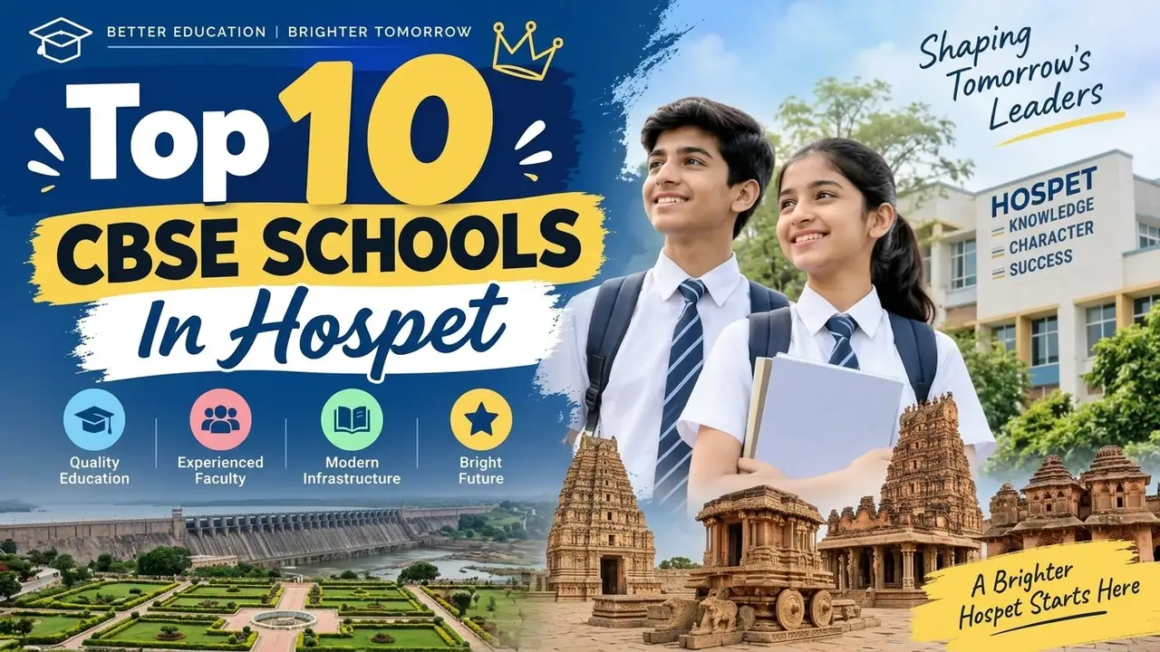 Top 10 CBSE Schools in Hospet: Ranking, Fees, Facilities & Admission Guide