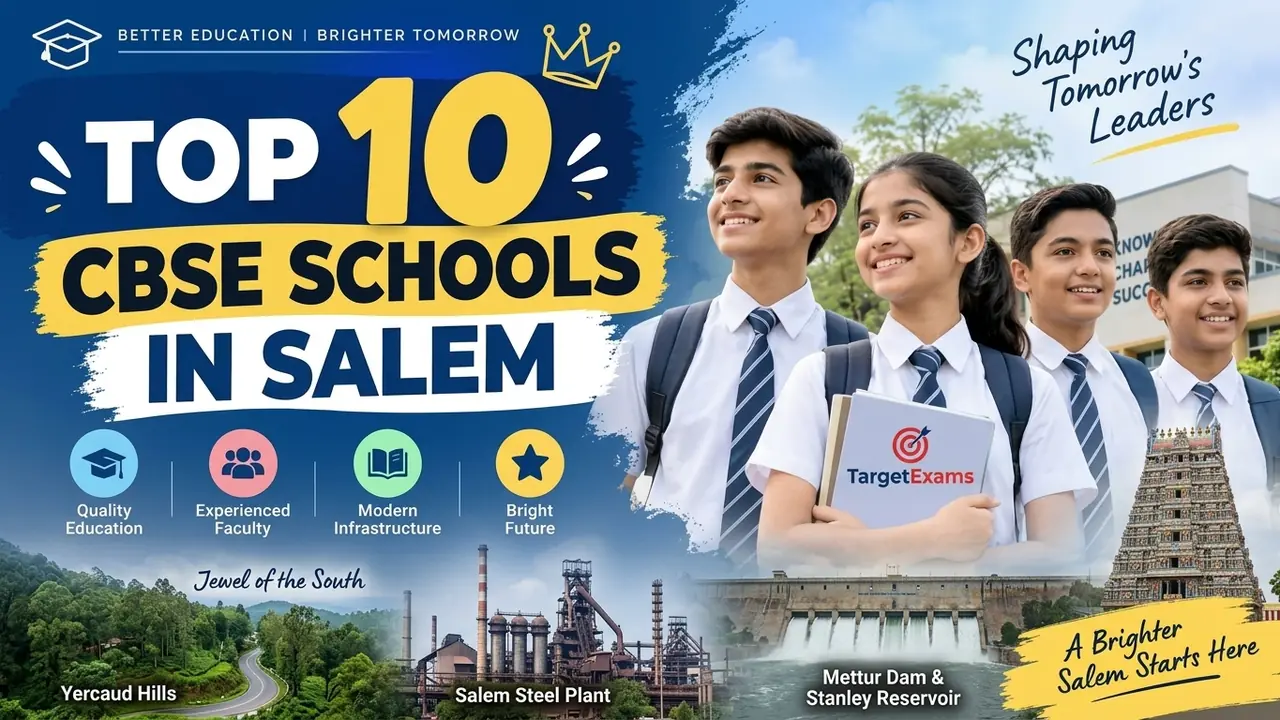 Top 10 CBSE Schools in Salem: Ranking, Fees, Facilities & Admission Guide
