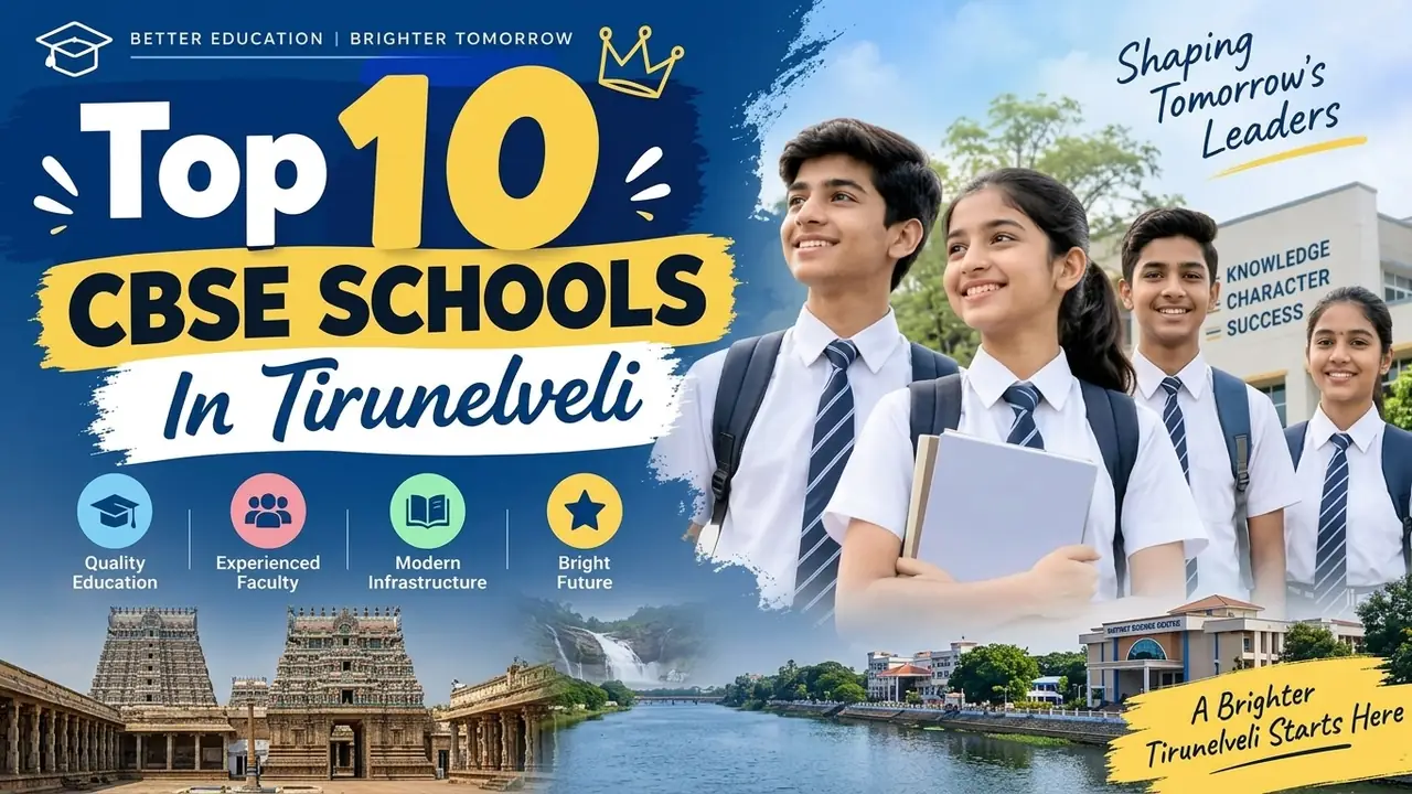 Top 10 CBSE Schools in Tirunelveli: Ranking, Fees, Facilities & Admission Guide