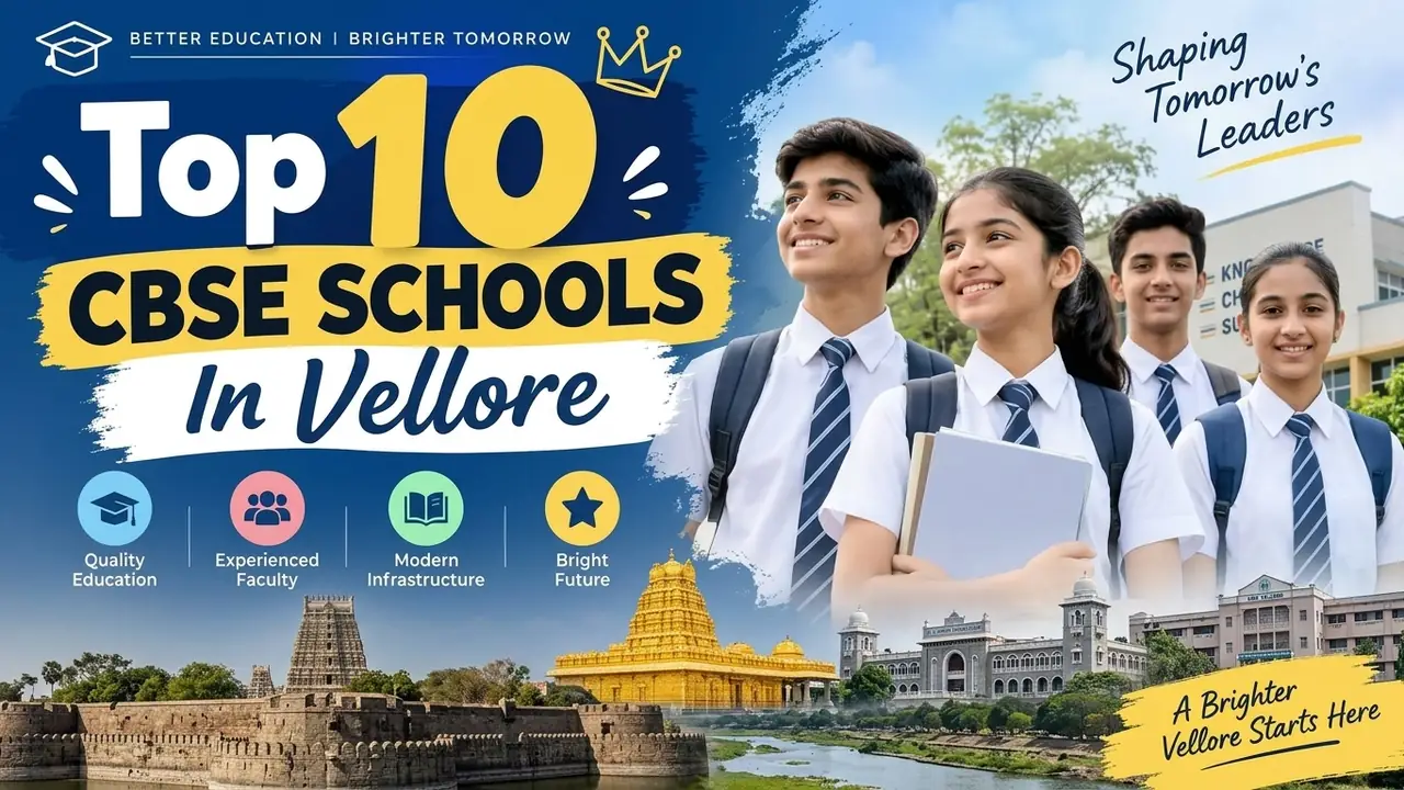 Top 10 CBSE Schools in Vellore: Ranking, Fees, Facilities & Admission Guide