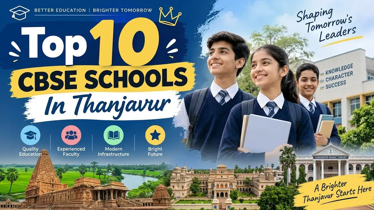 Top 10 CBSE Schools in Thanjavur: Ranking, Fees, Facilities & Admission Guide
