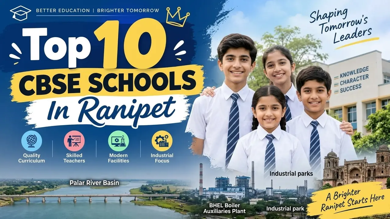 Top 10 CBSE Schools in Ranipet: Ranking, Fees, Facilities & Admission Guide