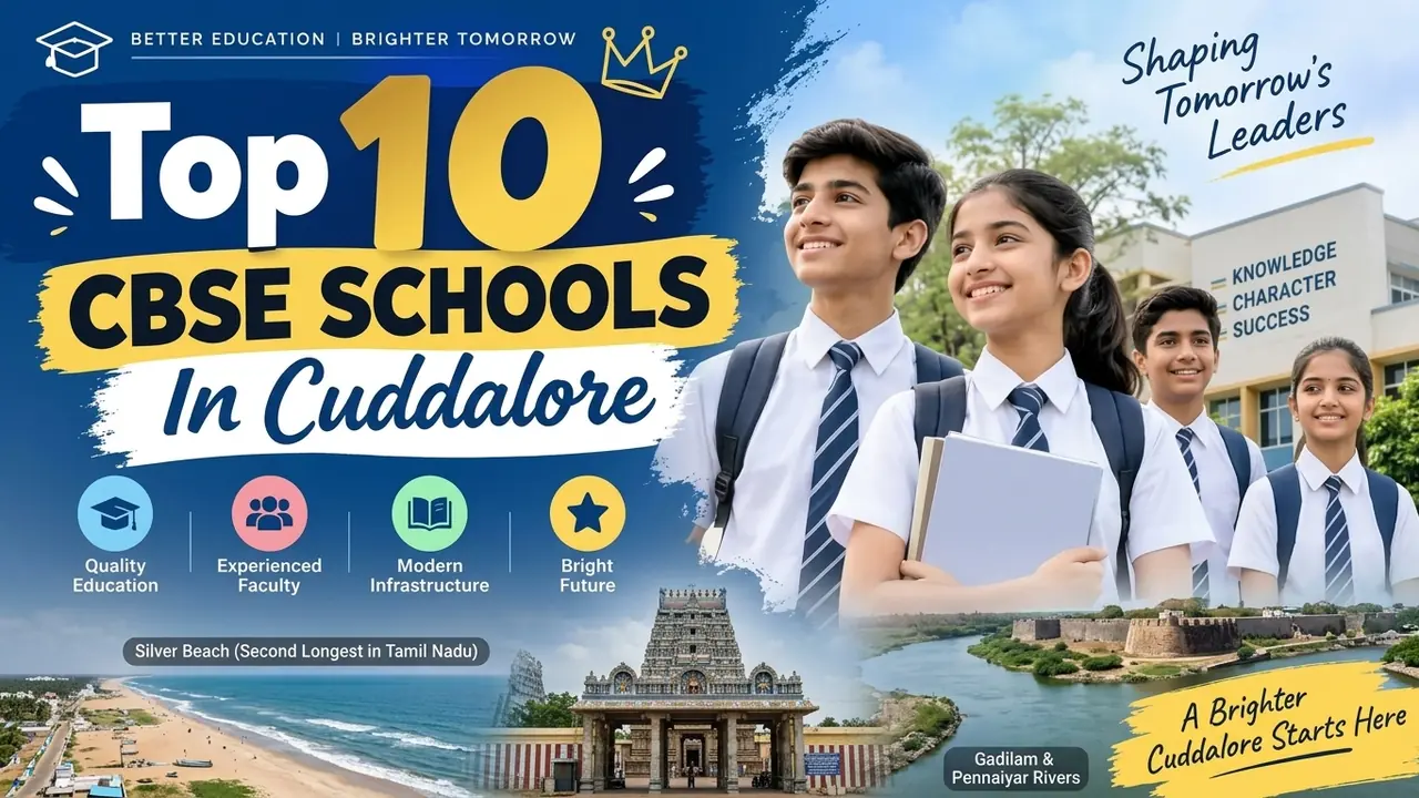 Top 10 CBSE Schools in Cuddalore: Ranking, Fees, Facilities & Admission Guide