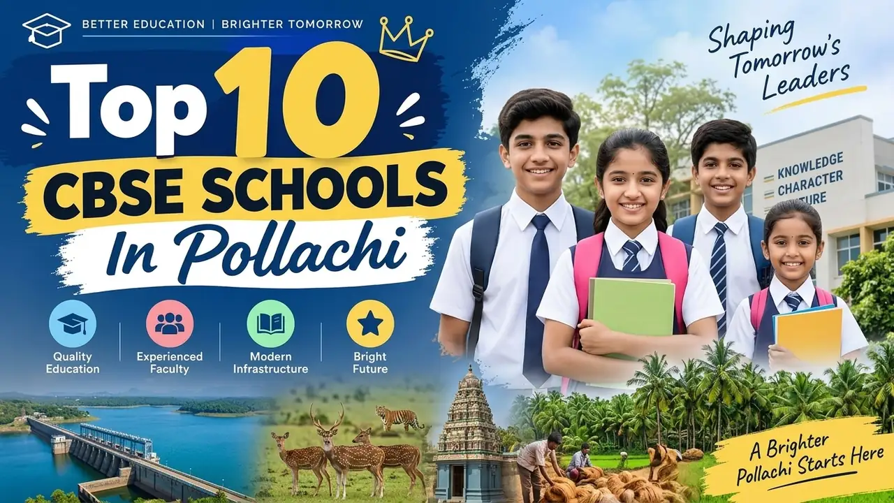 Top 10 CBSE Schools in Pollachi: Ranking, Fees, Facilities & Admission Guide