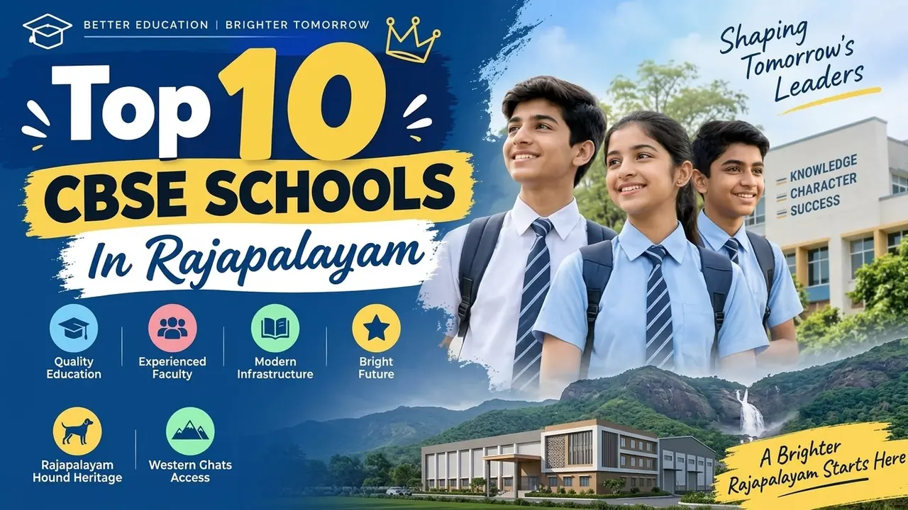 Top 10 CBSE Schools in Rajapalayam: Ranking, Fees, Facilities & Admission Guide