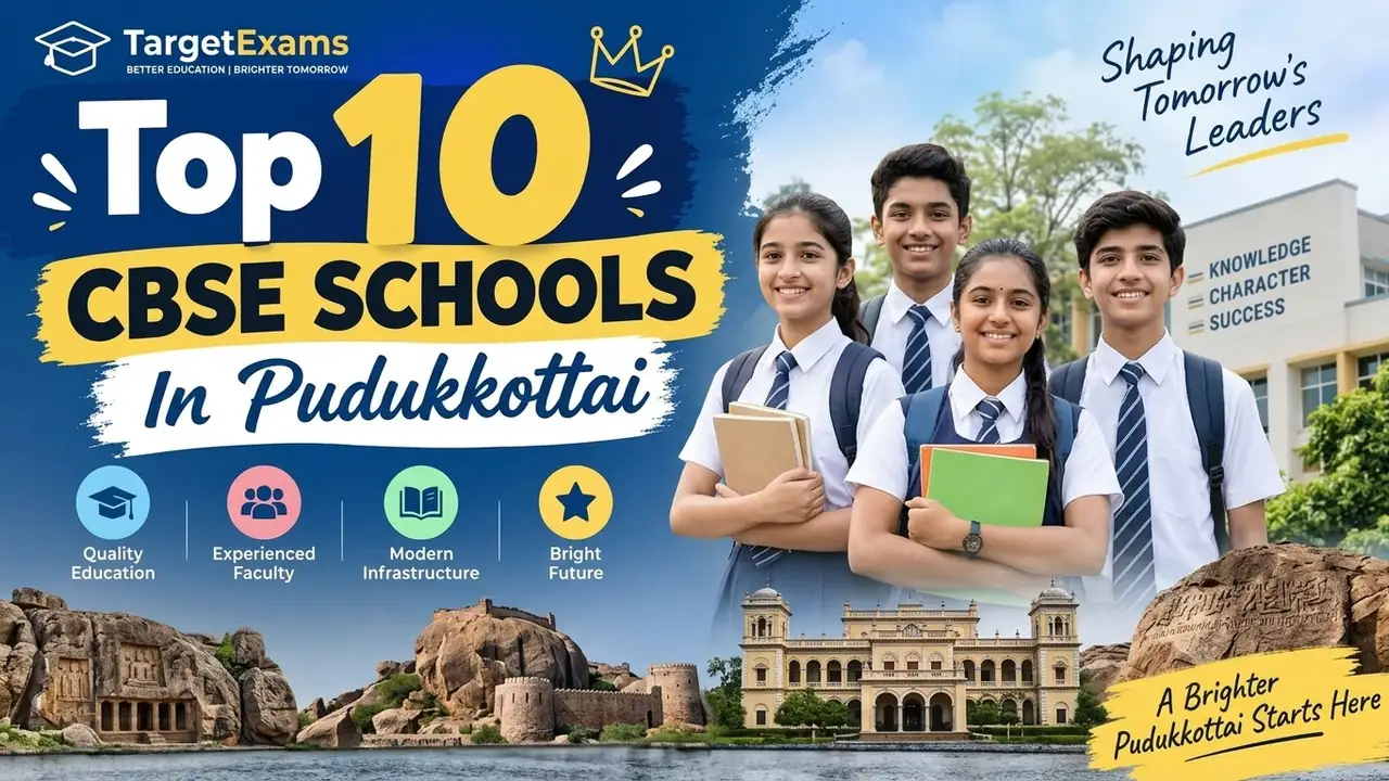 Top 10 CBSE Schools in Pudukkottai: Ranking, Fees, Facilities & Admission Guide