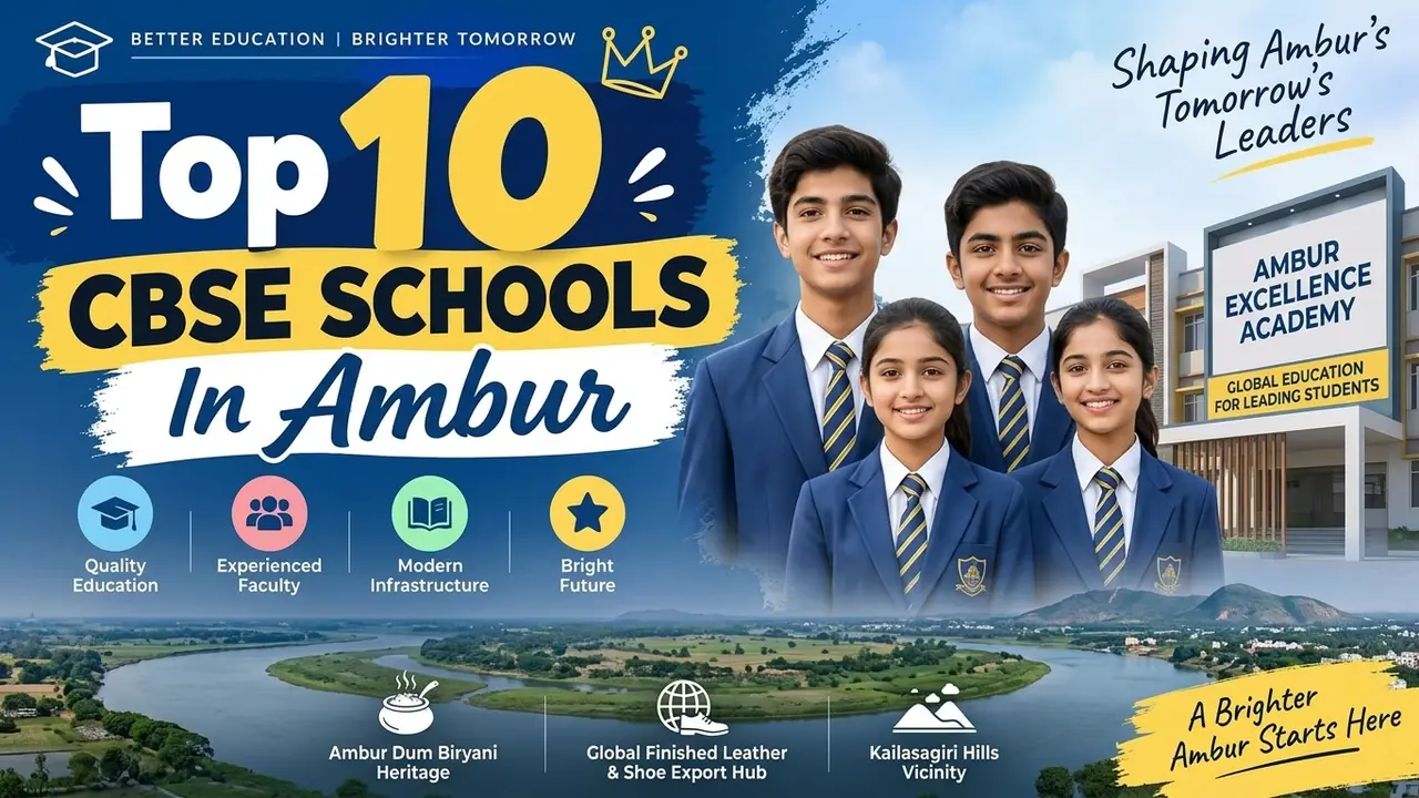 Top 10 CBSE Schools in Ambur: Ranking, Fees, Facilities & Admission Guide