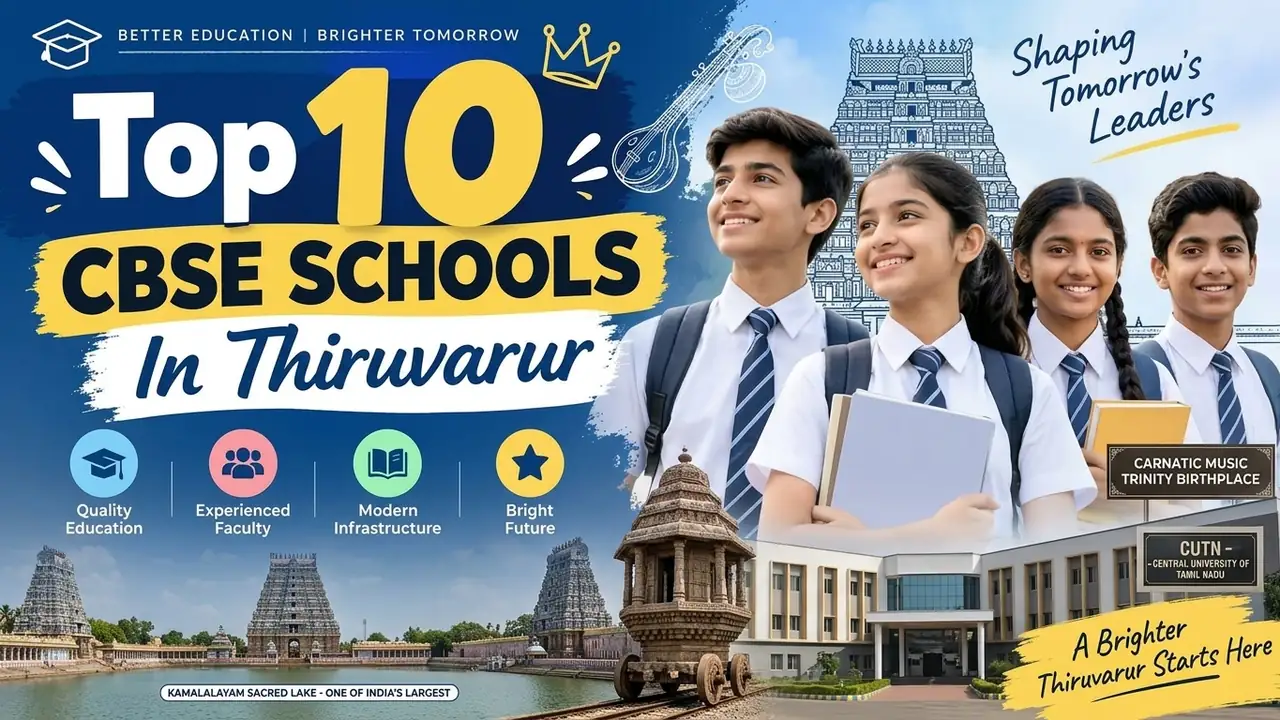 Top 10 CBSE Schools in Thiruvarur: Ranking, Fees, Facilities & Admission Guide