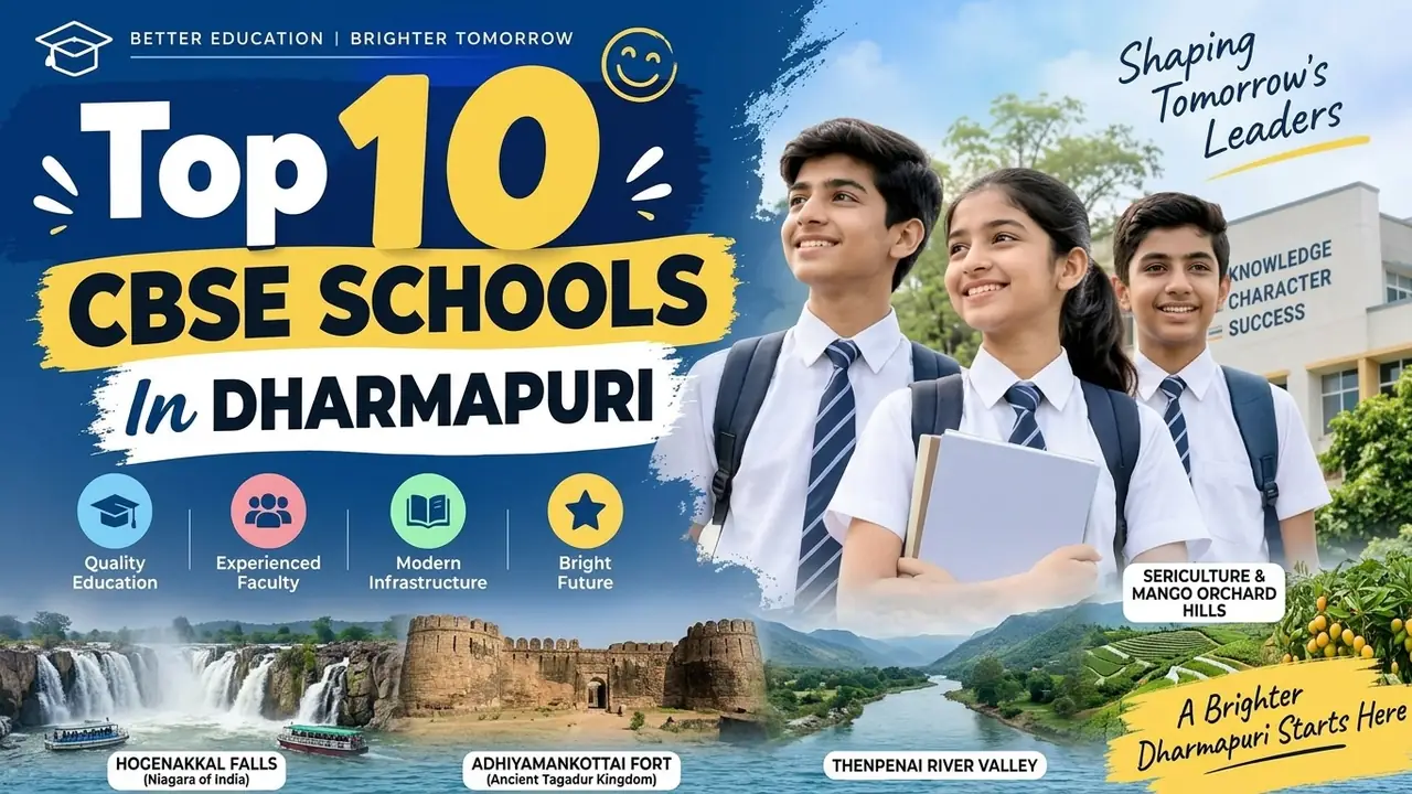 Top 10 CBSE Schools in Dharmapuri: Ranking, Fees, Facilities & Admission Guide
