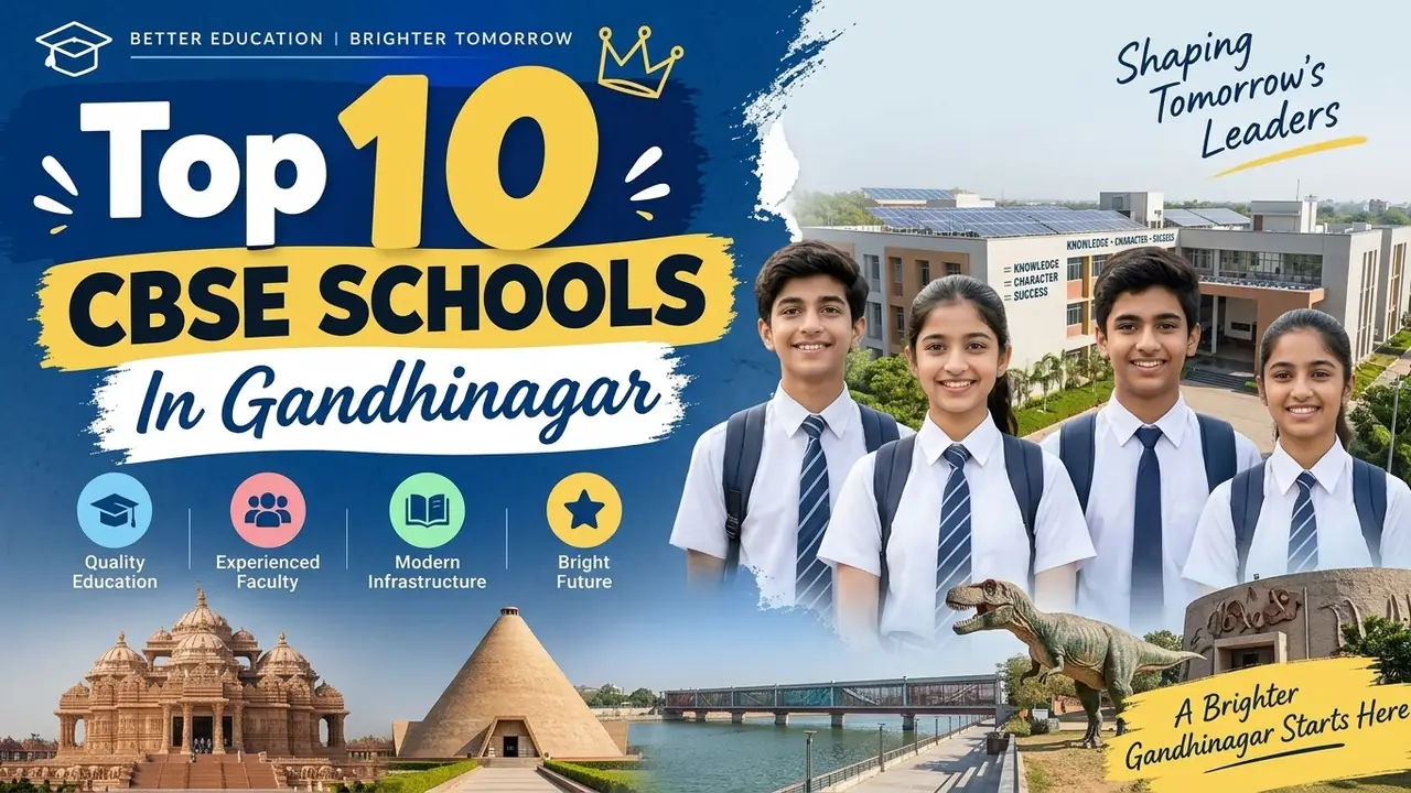 Top 10 CBSE Schools in Gandhinagar: Ranking, Fees, Facilities & Admission Guide