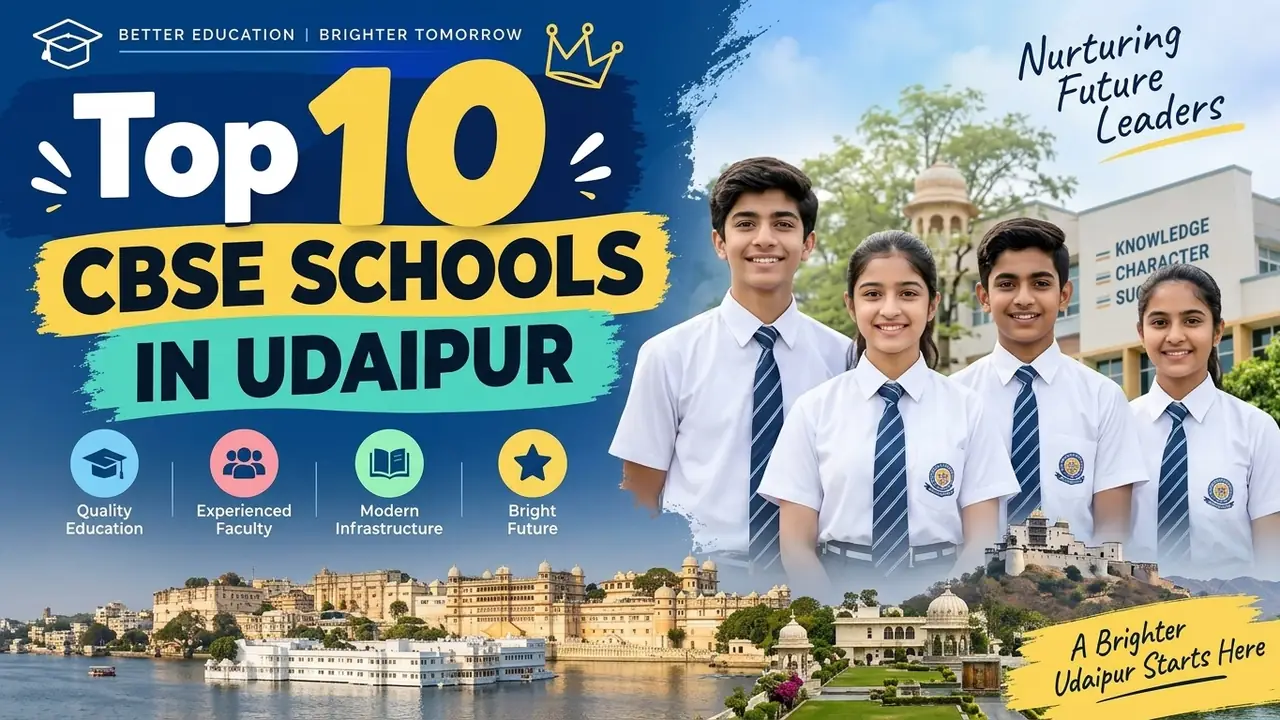 Top 10 CBSE Schools in Udaipur: Ranking, Fees, Facilities & Admission Guide