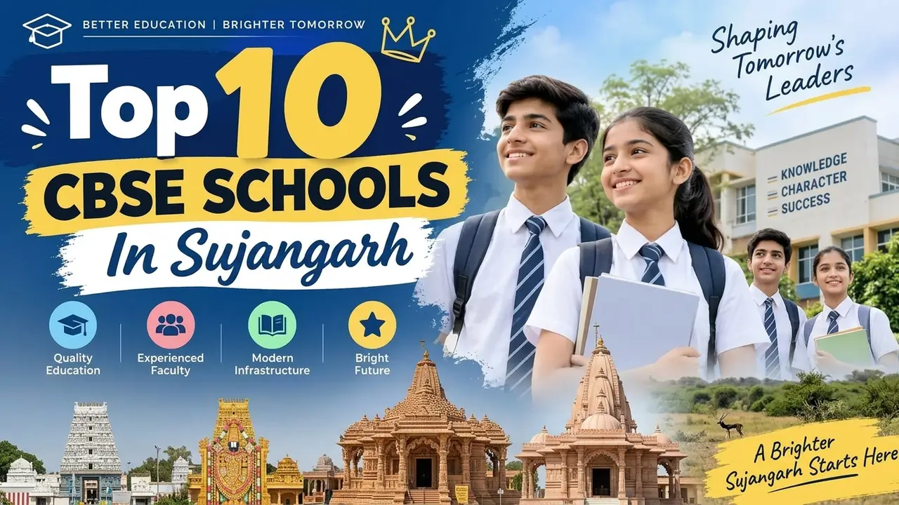 Top 10 CBSE Schools in Sujangarh: Ranking, Fees, Facilities & Admission Guide
