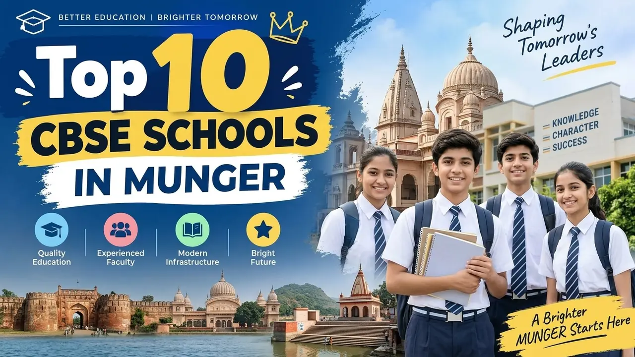 Top 10 CBSE Schools in Munger: Ranking, Fees, Facilities & Admission Guide
